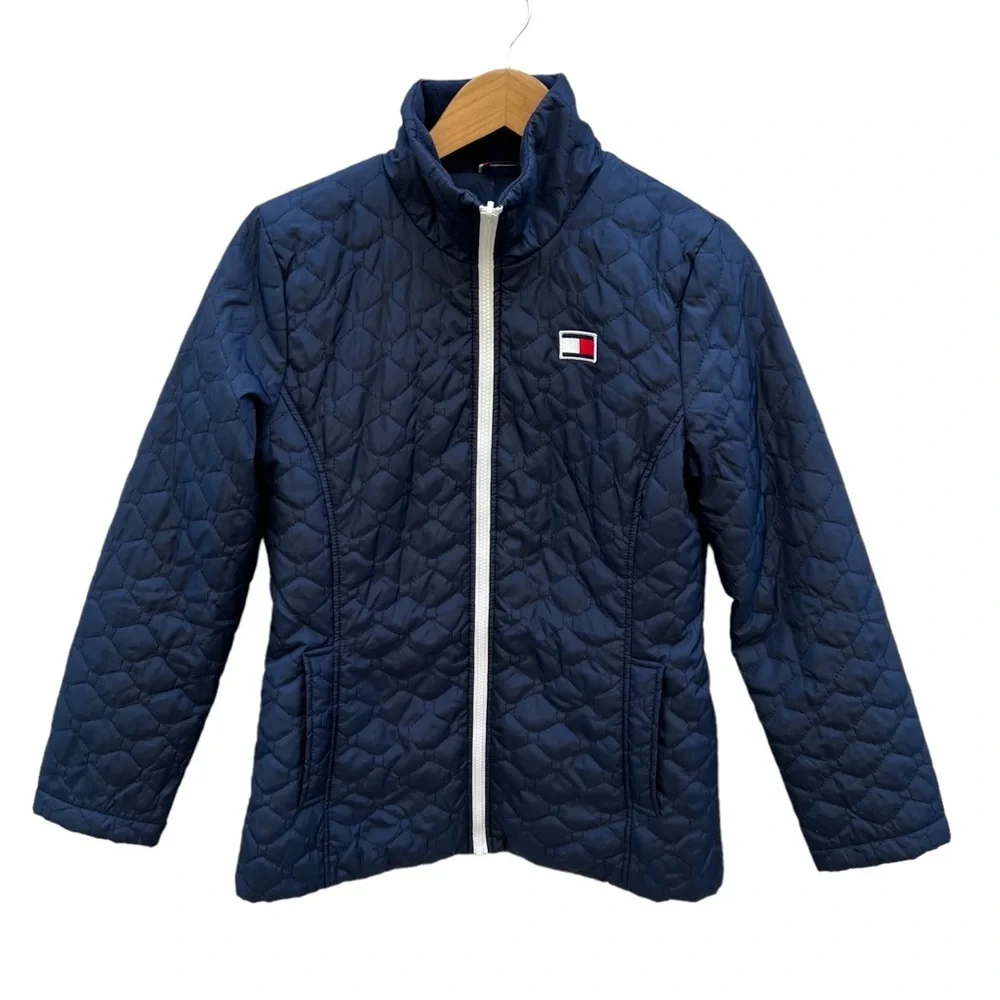 Tommy Hilfiger Classic Navy 3-In-1 All Weather Quilted Jacket Size Small - Picture 2 of 13